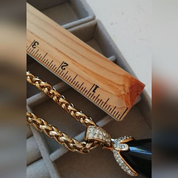 Craft OVERSIZED Chunky Rope Chain Amber Necklace - Picture 13 of 15